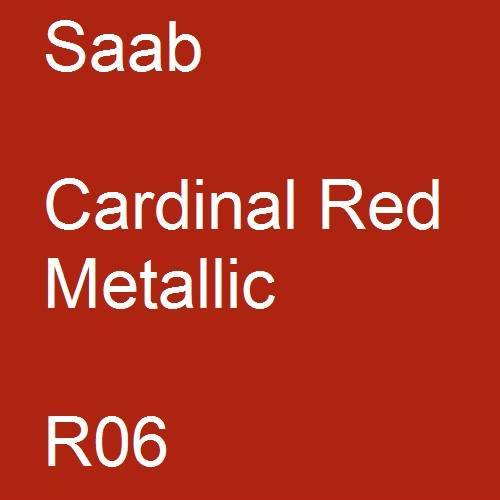 Saab, Cardinal Red Metallic, R06.